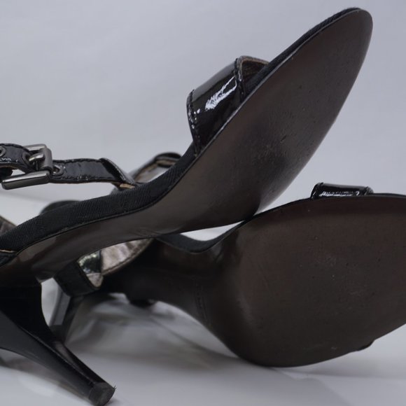 Coach coin strappy kitten heel sandals size 7 - Picture 6 of 7